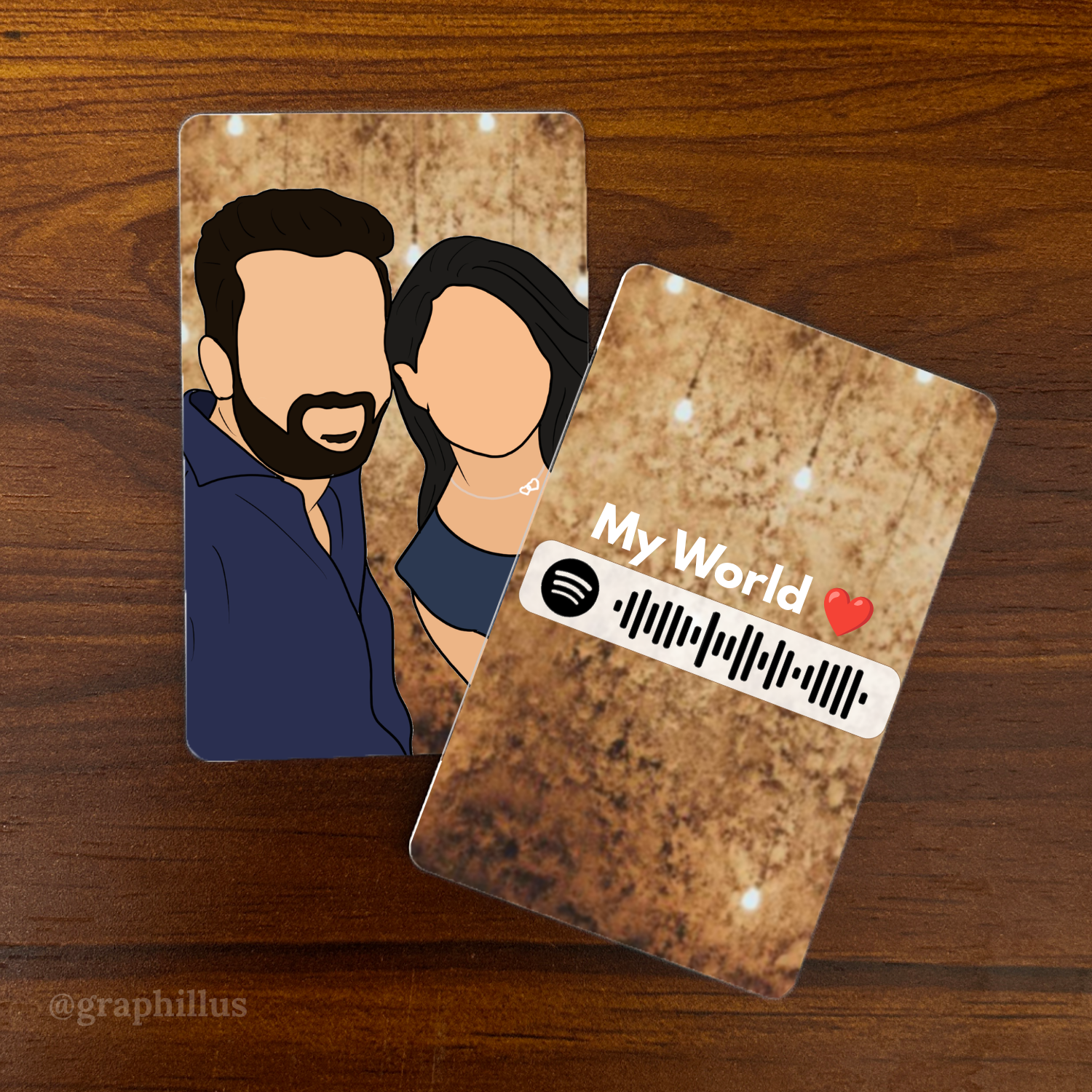 Basic Illustrated Wallet Card