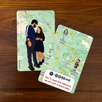 Map Illustrated Wallet Card