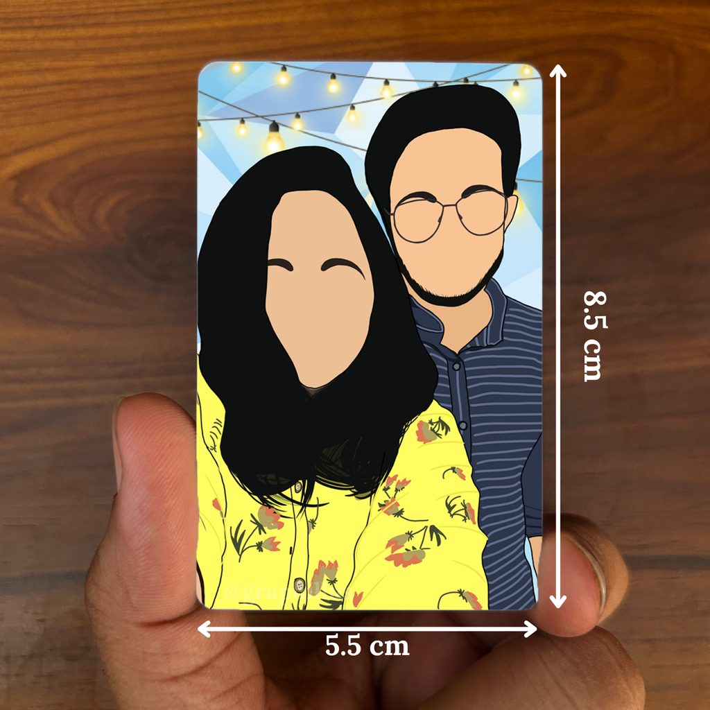 Minimal Illustrated Wallet Card