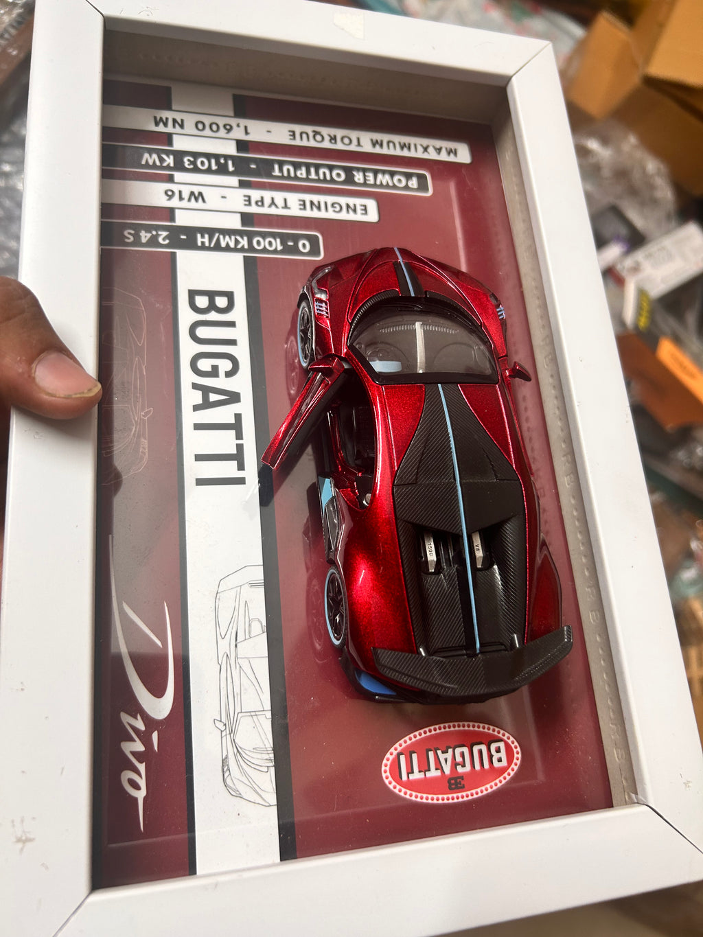 BUGGATI DIVO Diecast Frame