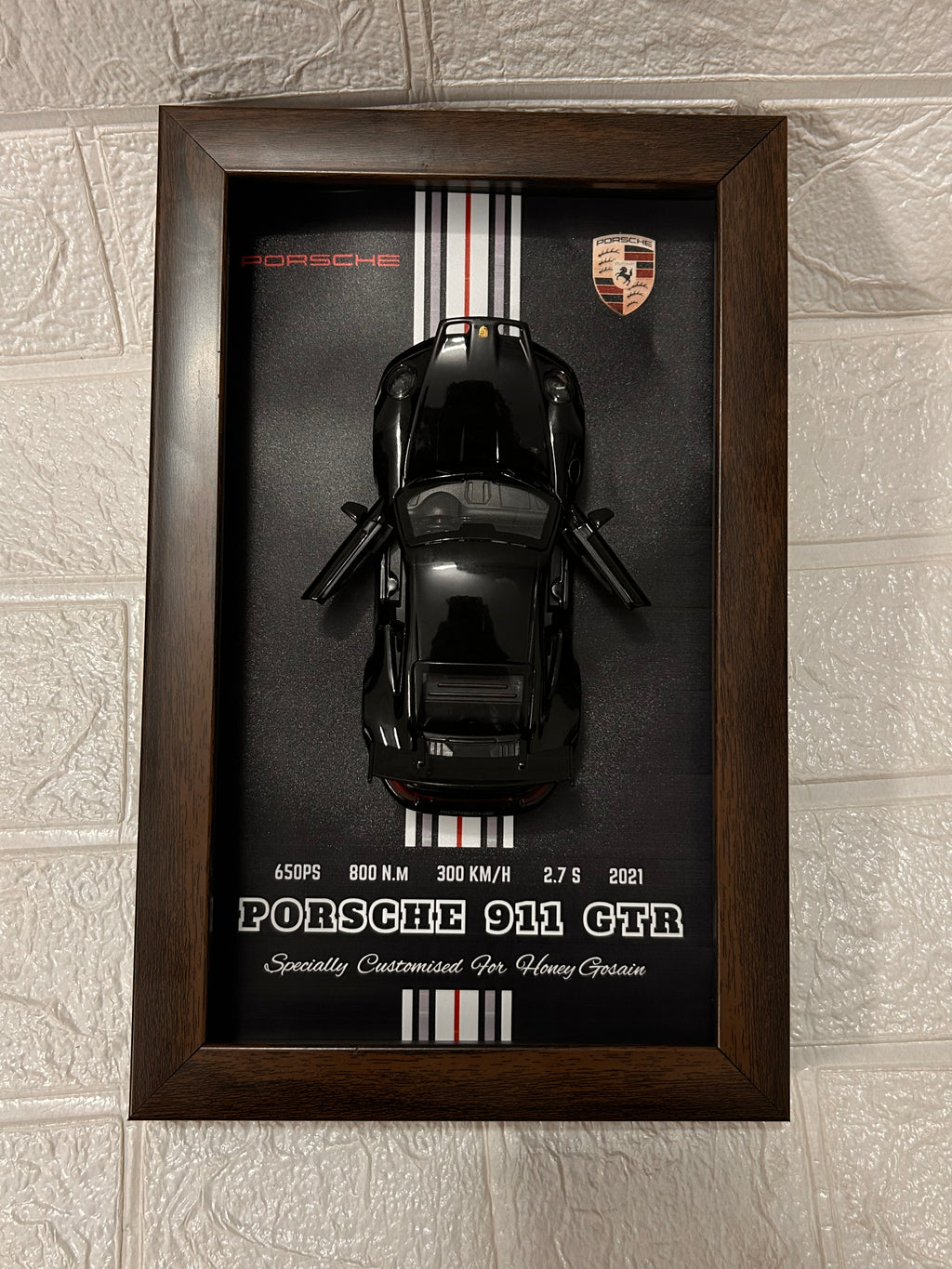 PORSHE 911 Diecast Frame