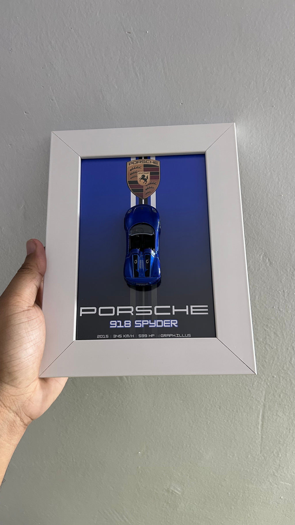 Hotwheels Frame (Porshe 911)