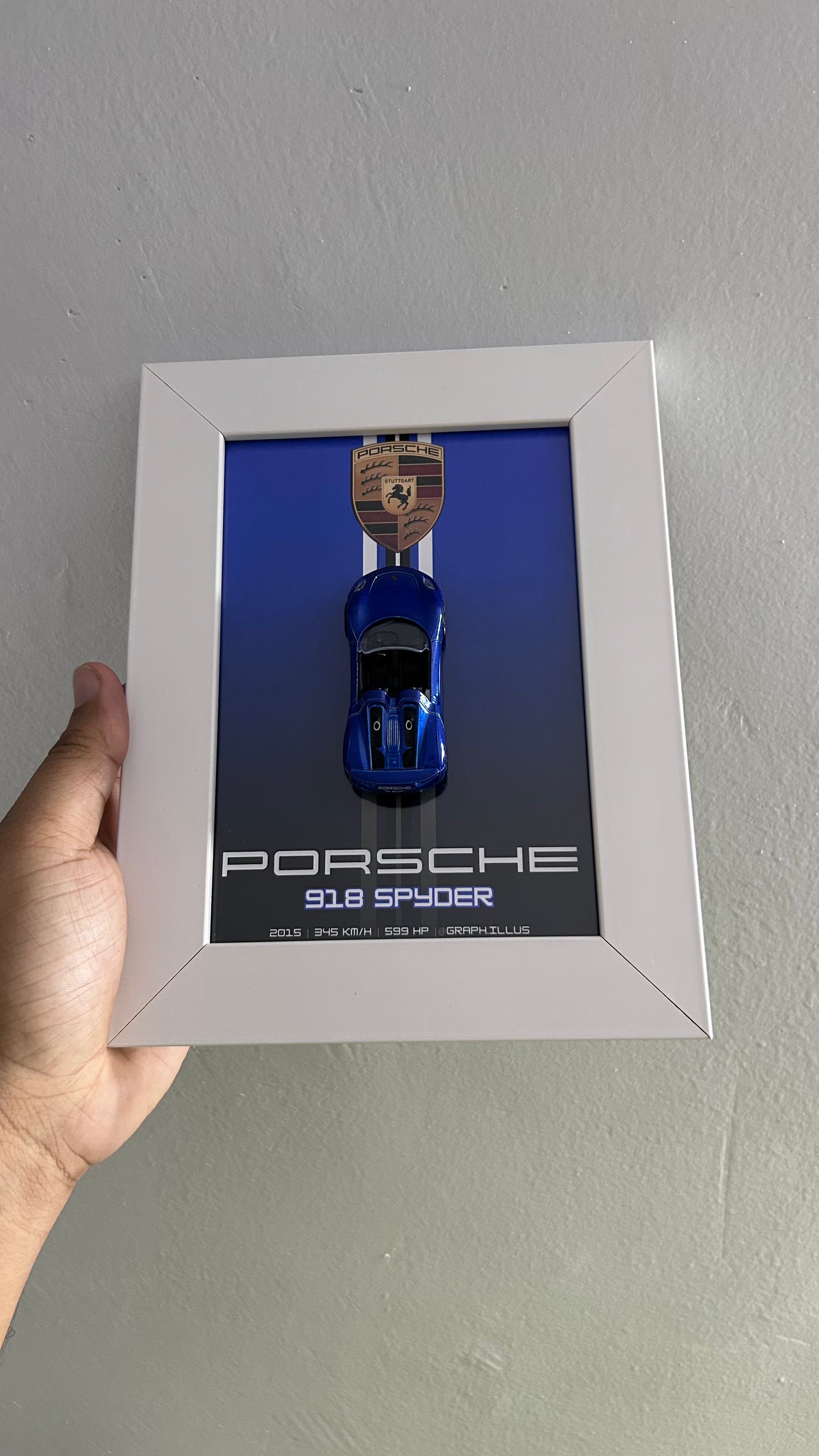 Hotwheels Frame (Porshe 911)