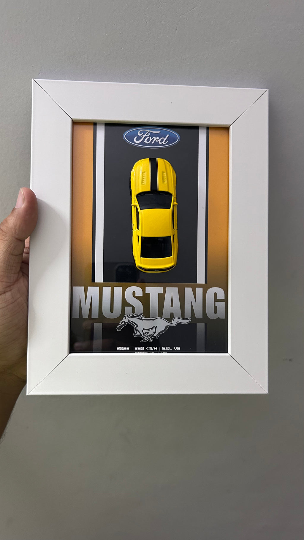 Hotwheels Frame (Mustang Y)