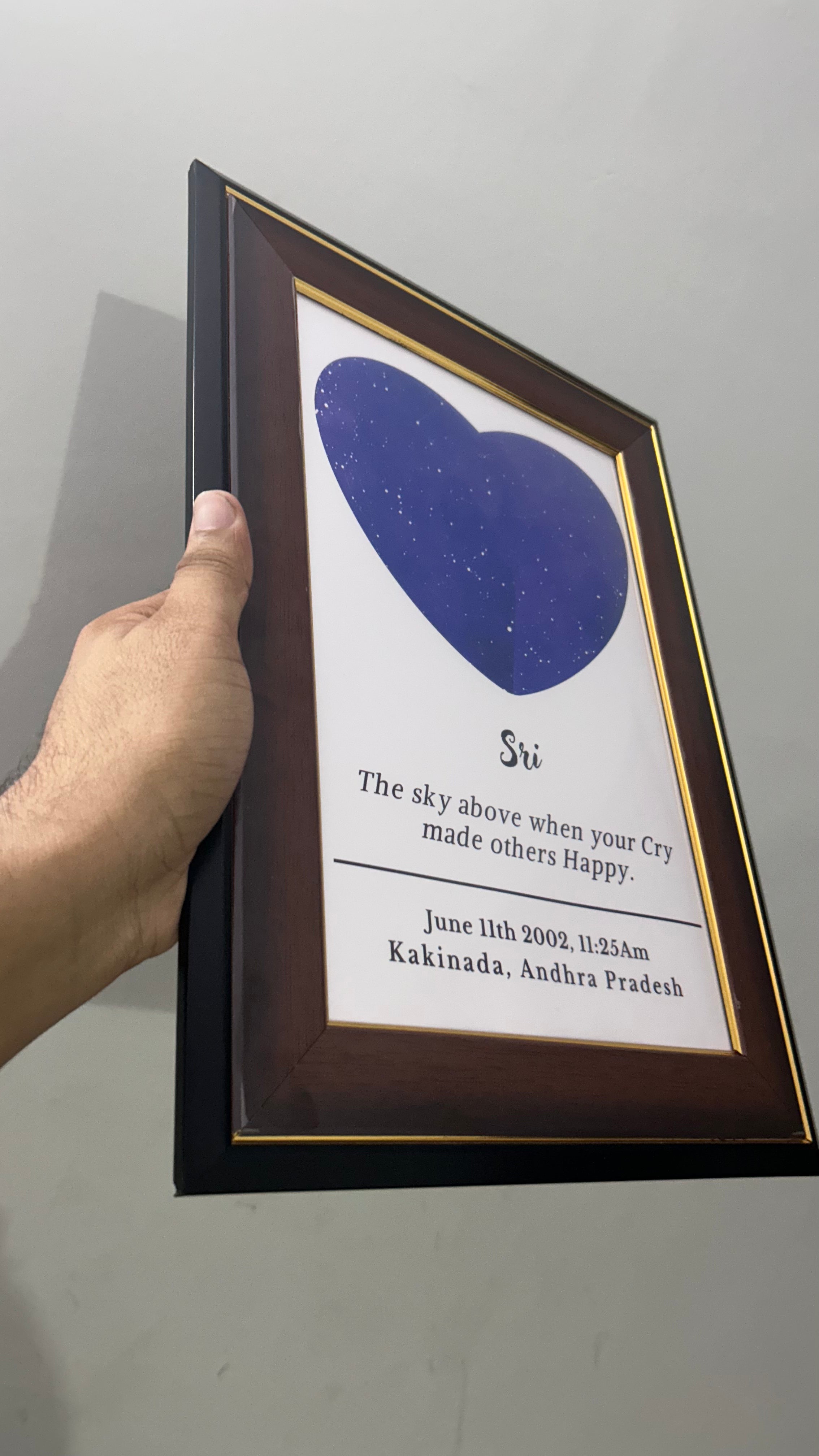 Heart Moon Glowing Frame