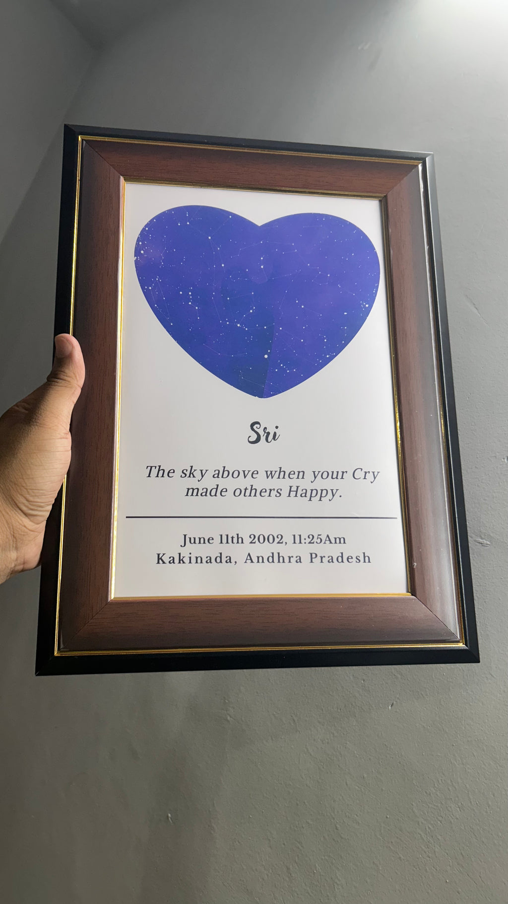 Heart Moon Glowing Frame
