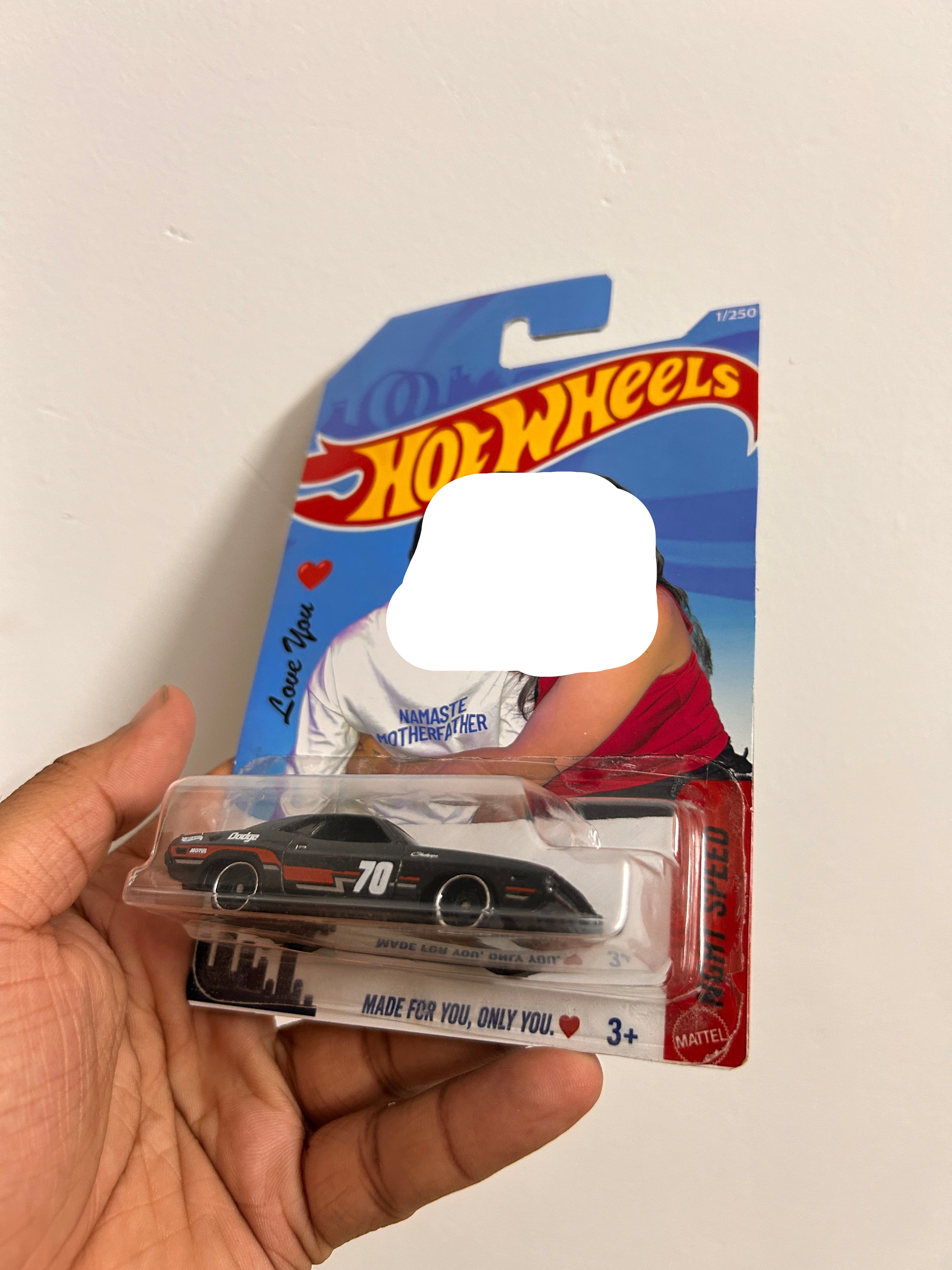 Custom Card Hotwheels
