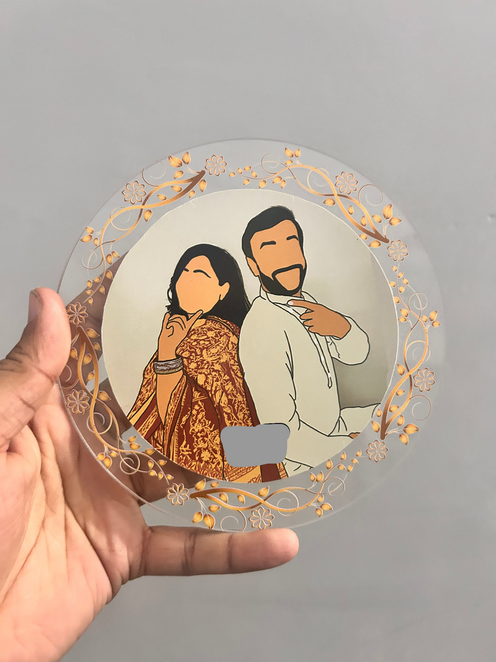 Circular Acrylic Frame
