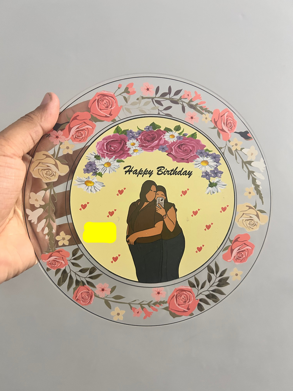 Circular Acrylic Frame